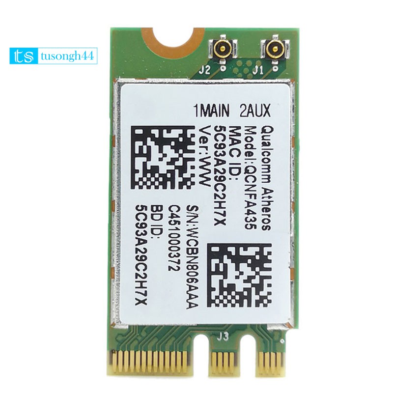 Card tiếp nhận mạng không dây cho Qualcomm Atheros QCA9377 QCNFA435