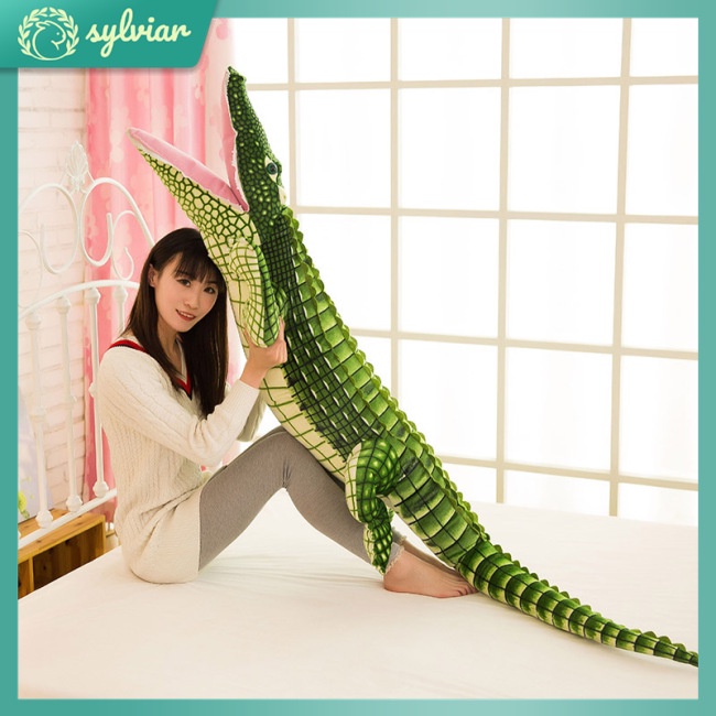 Thú Nhồi Bông Hình Cá Sấu 100cm 39inch Cho Bé Trai