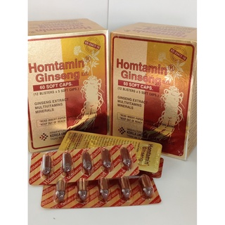 Viên uống nhân sâm homtamin ginseng tăng cường sức khỏe, bồi bổ cơ thể