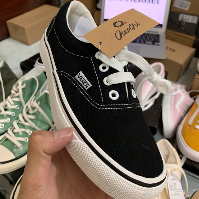 Giày thể thao đen trơn fullsize 35-44