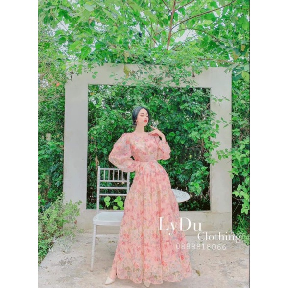 Váy hoa  siêu phẩm dáng maxi đã chốt live