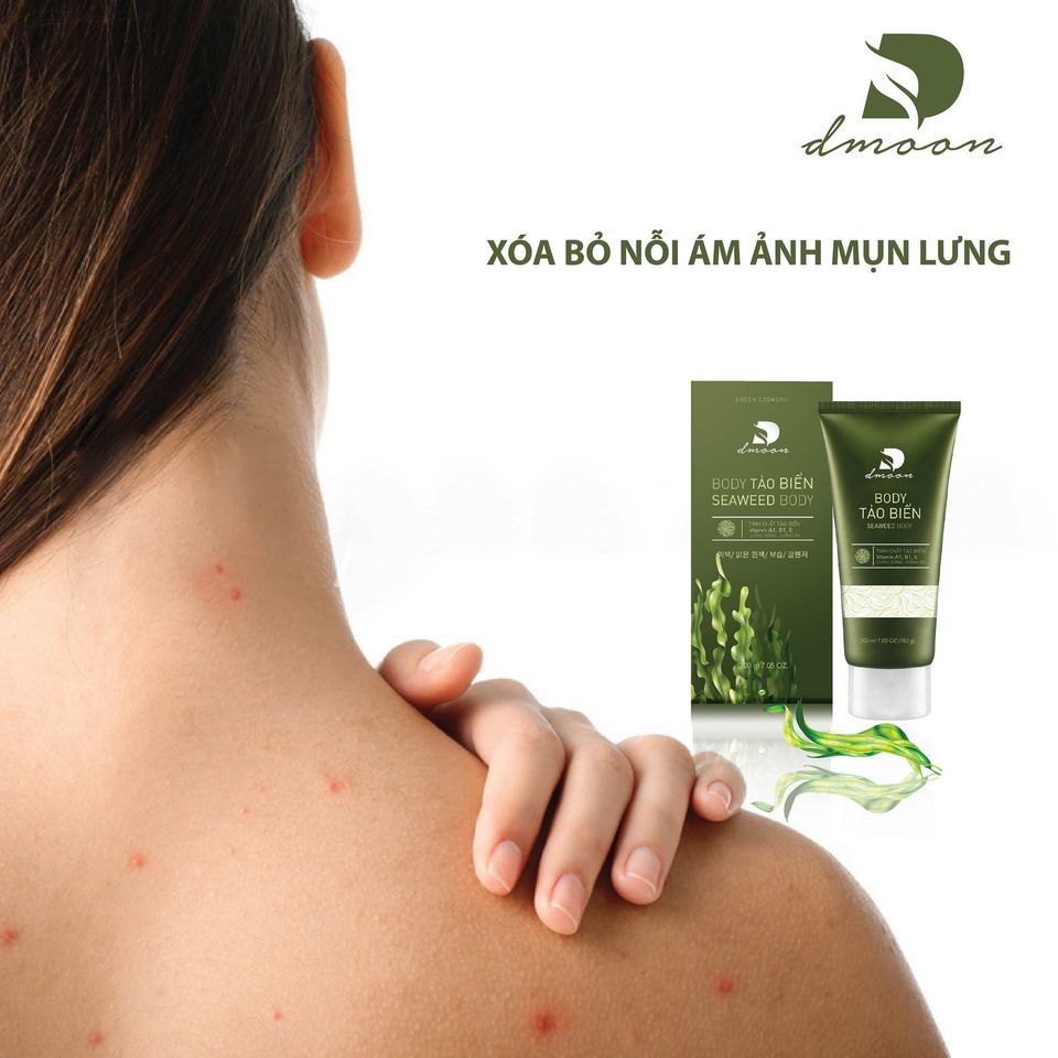 Kem Dưỡng Trắng Da Toàn Thân Tảo Biển Dmoon Body Whitening Cream For Seaweed Body