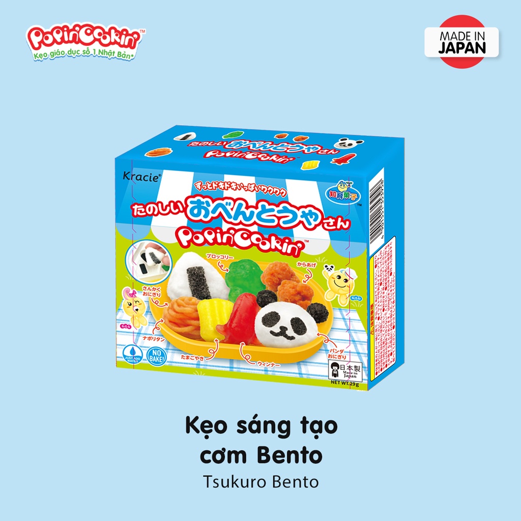 Kẹo Popin Cookin đồ chơi sáng tạo ăn được Cơm Bento - Tsukuro Obento chính hãng [Popin Cookin]