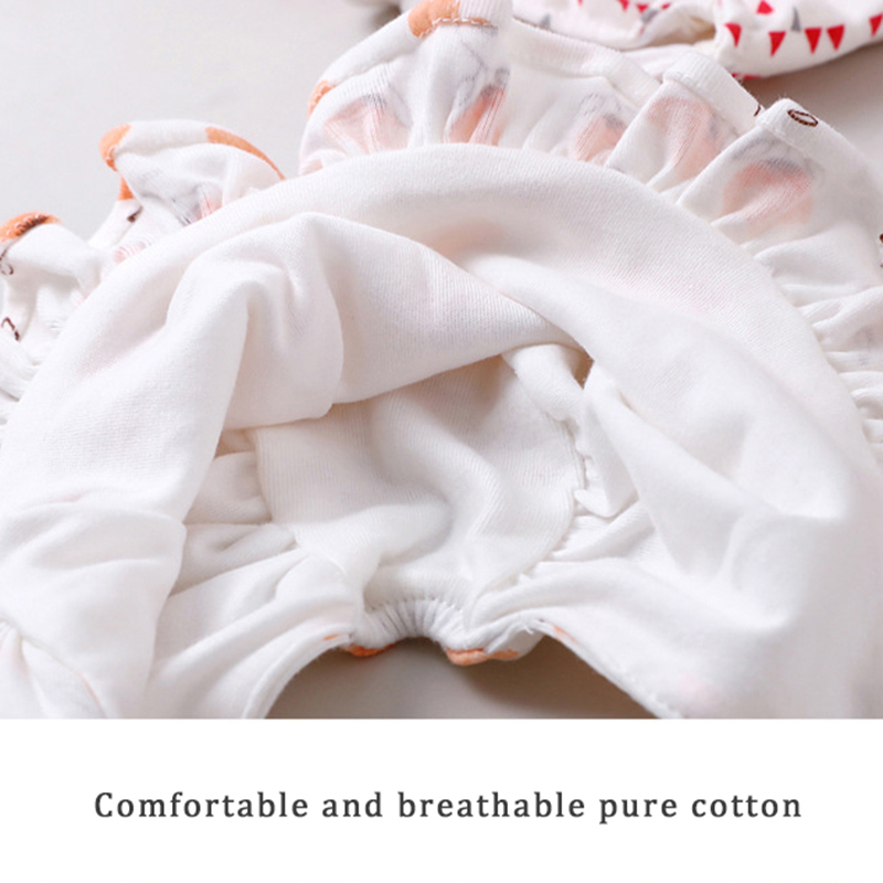 Mũ Cotton Mềm Mại In Họa Tiết Hoa Dễ Thương Cho Bé Gái