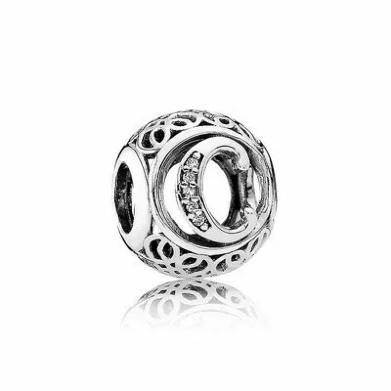 PAN ALE CHARM BẢNG CHỮ CÁI ĐÍNH ĐÁ BẠC S925 HÀNG CAO CẤP