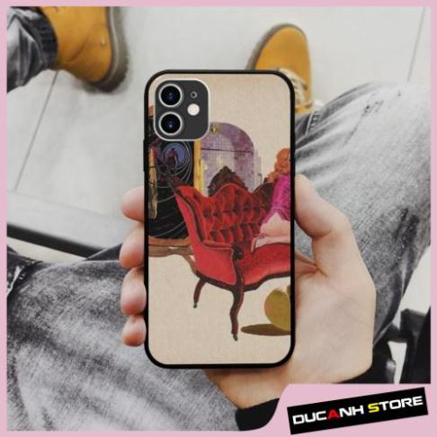 Ốp lưng iphone hình lady collage art op art cạnh vuông  cho các dòng SAMSUNG PAP20210921