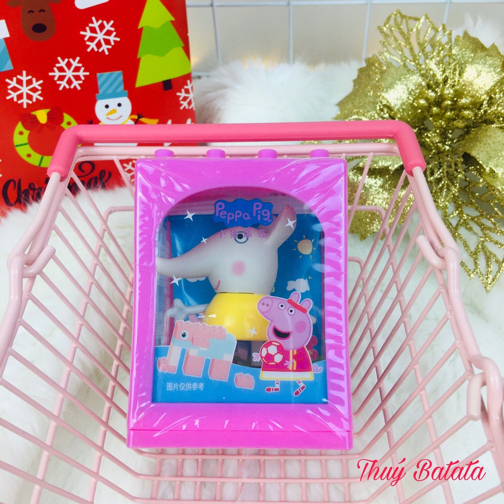 Đồ chơi trẻ em,kẹo đồ chơi mô hình chú heo Peppa Pig đáng yêu