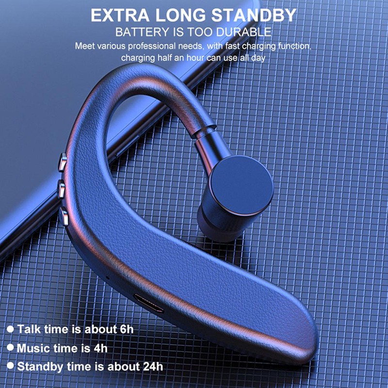 Tai Nghe Bluetooth Một Bên Tai 💖 Dành Cho Lái Xe An Toàn 💖 Đàm Thoại Mic Rõ Pin Trâu 20 Giờ 💖 Sạc Siêu Nhanh 20 Phút