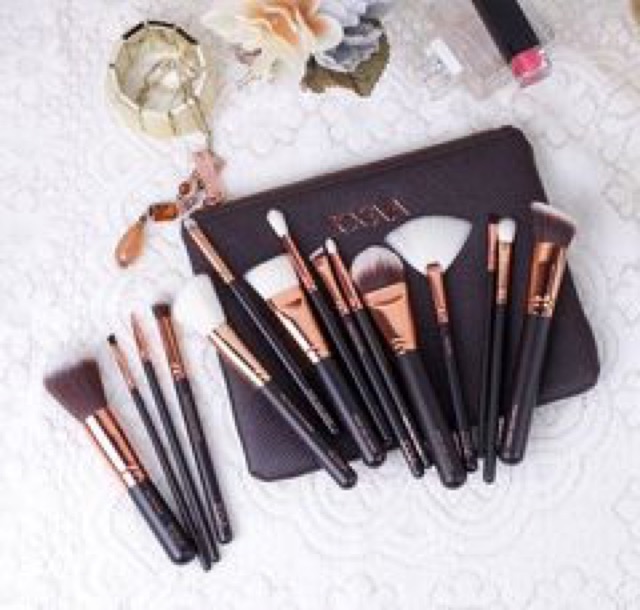 Bộ Cọ Trang Điểm Zoeva 15 Cây Rose Golden Complete Set