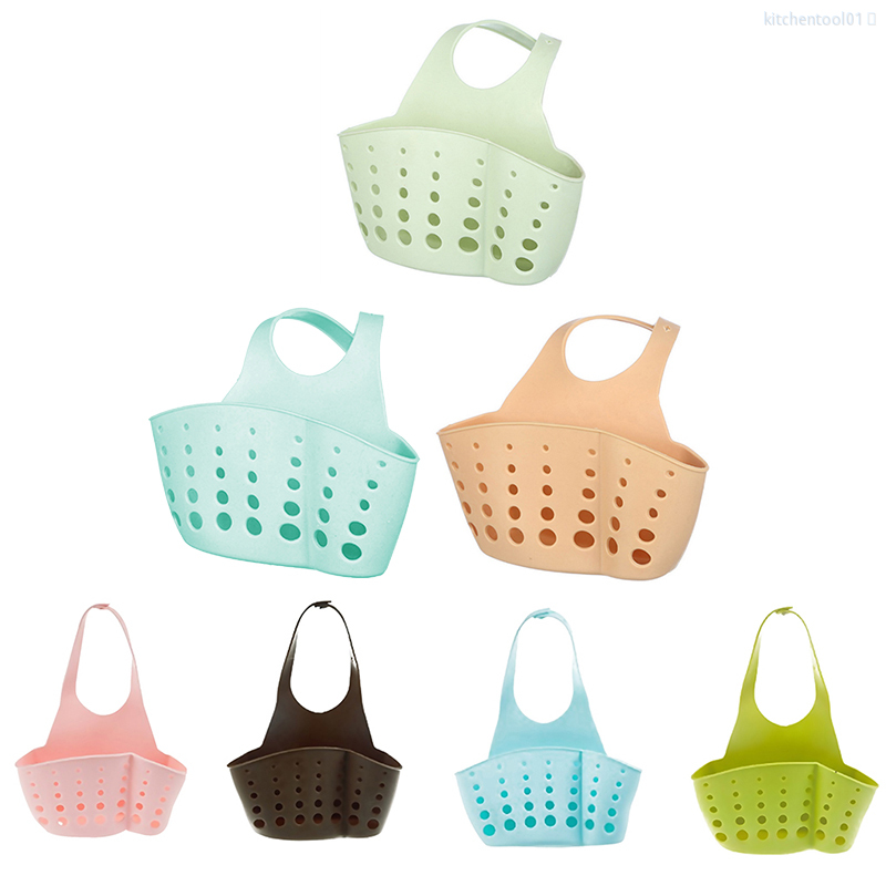 Giỏ Nhựa Pvc Treo Bồn Rửa Đựng Vật Dụng Tiện Lợi