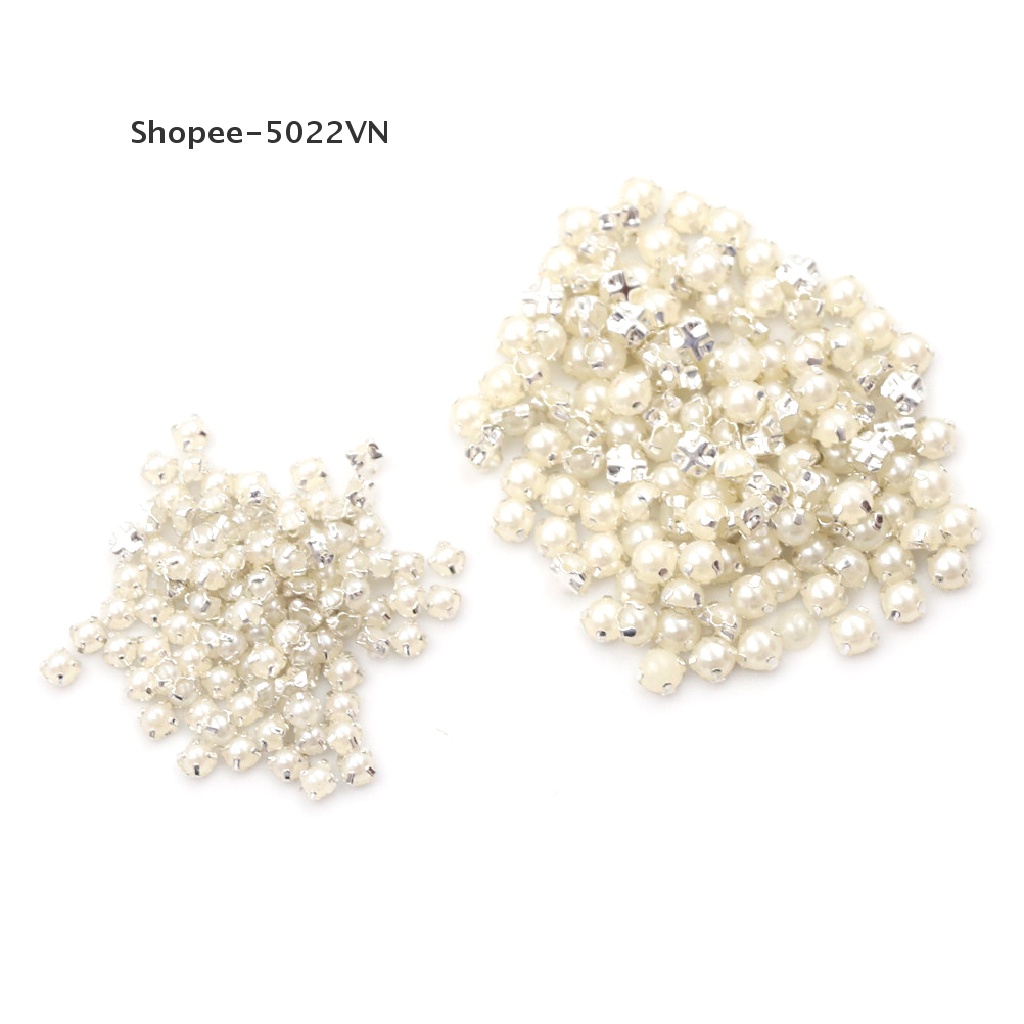 Set 100 Nút Ngọc Trai Mini 3 / 4MM 5022VN Làm Đồ Thủ Công Đa Ứng Dụng
