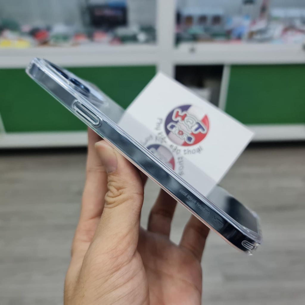 Ốp lưng kính trong suốt ESR ICE SHIELD cho IP 12 Pro Max / 12 Pro - Chính Hãng