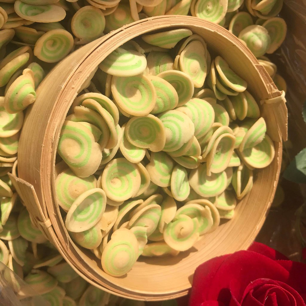 Bánh tai heo nhí vị trà xanh