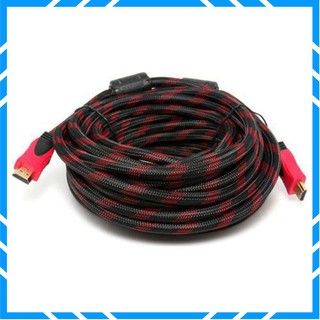 Cáp HDMI 1.5m- 10m tròn (đỏ Đen) [LHN]