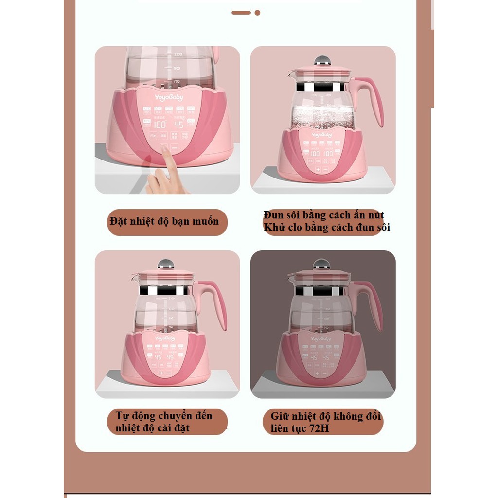 ẤM ĐUN NƯỚC PHA SỮA VÀ KHỬ TRÙNG , MÁY GIỮ NHIỆT