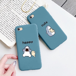 ****ỐP IPHONE NHỰA DẺO CÁ MẬP CUTE - HAPPY