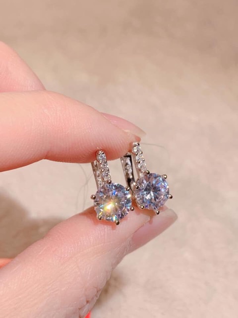 Khuyên tai bạc 925 hãng Sunlight hàng nội địa Nga