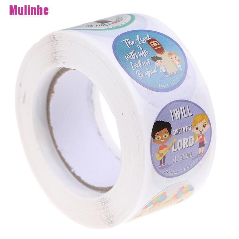 Cuộn 500 Nhãn Dán Trang Trí Đồ Chơi Cho Trẻ Em