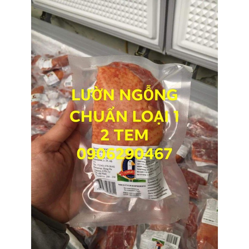 lườn ngỗng hun khói Nga loại 1 hai tem chuẩn công ty ❤️NOWSHIP❤️lườn ngỗng xông khói Nga ăn liền. sỉ ib giá tốt. tỉnh ib | BigBuy360 - bigbuy360.vn