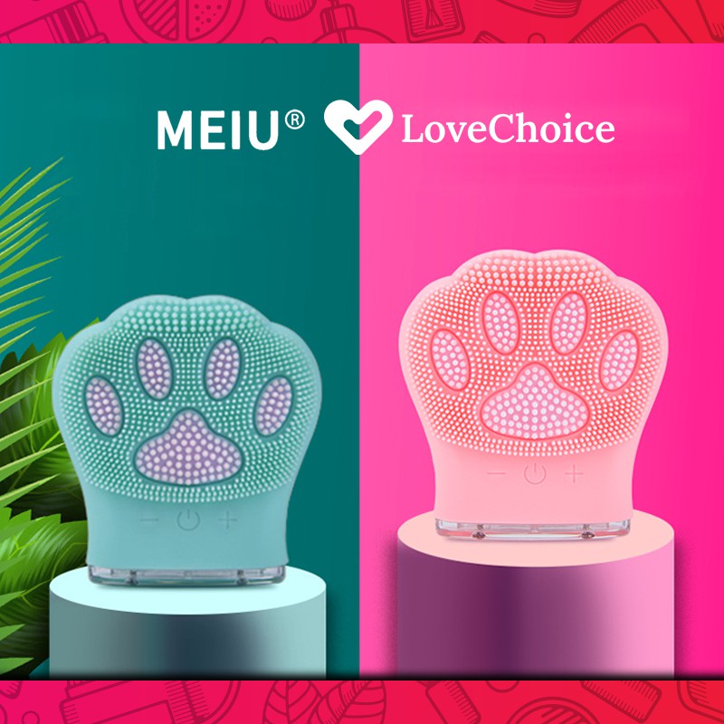 [BẢO HÀNH 1:1] Máy rửa mặt TAY MÈO chính hãng MEIU®️