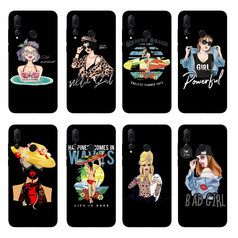 【Ready Stock】Meizu Meilan Note 9/Note 8/Note 6/Note 5/Note 3/Note 2 Silicone Soft TPU Case Bad Girl Art Back Cover Shockproof Casing