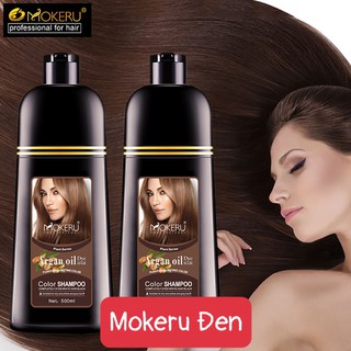 Dầu gội phủ bạc 100%  MOKERU từ thảo dược thiên nhiên