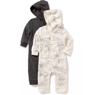 Body cotton dài có nón hàng Old navy