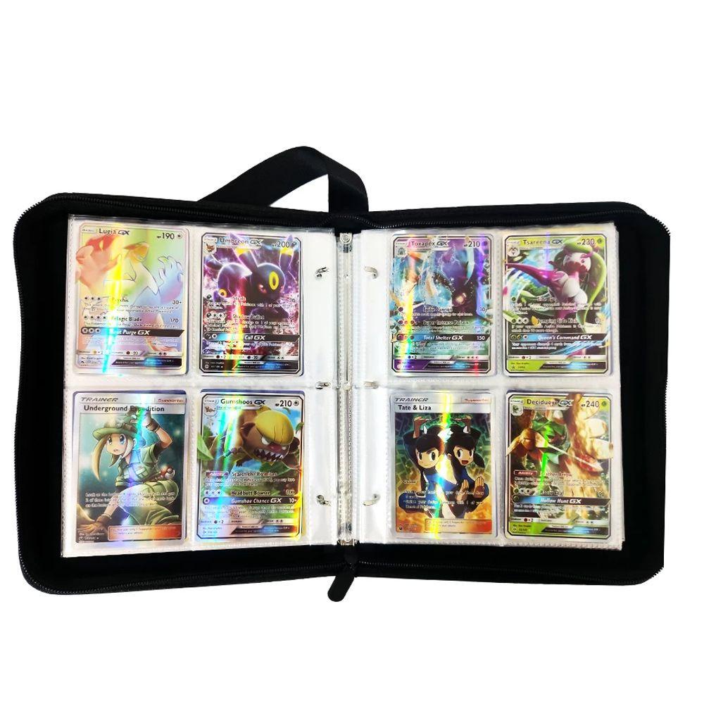 Album Đựng Thẻ Game EX GX Họa Tiết Hoạt Hình Pokemon Bảo Vệ