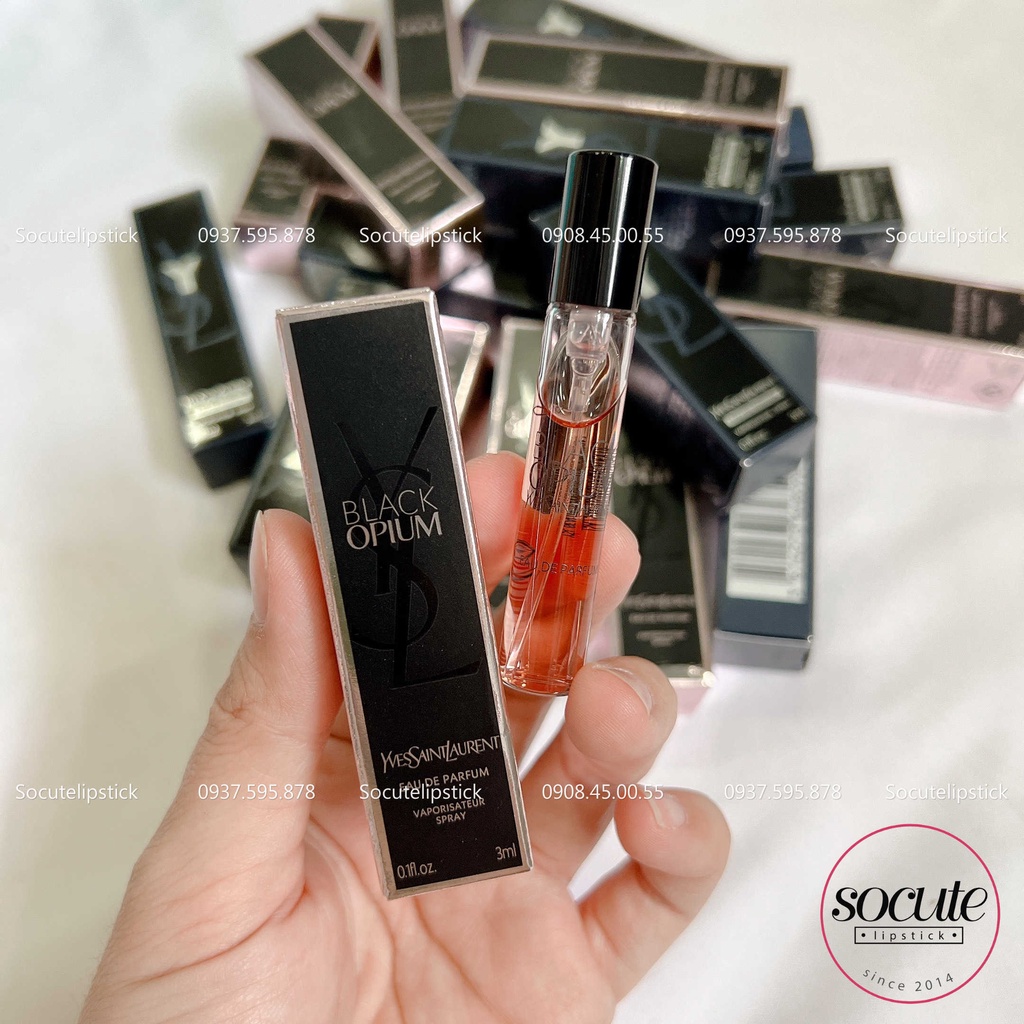 Set nước hoa Y.S.L Y EDP và Black Opium EDP 3mlx2