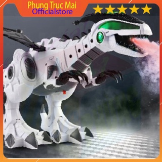 Khủng long robot phun khói - lửa điện sử dụng pin , đồ chơi cho bé , đồ chơi cho bé