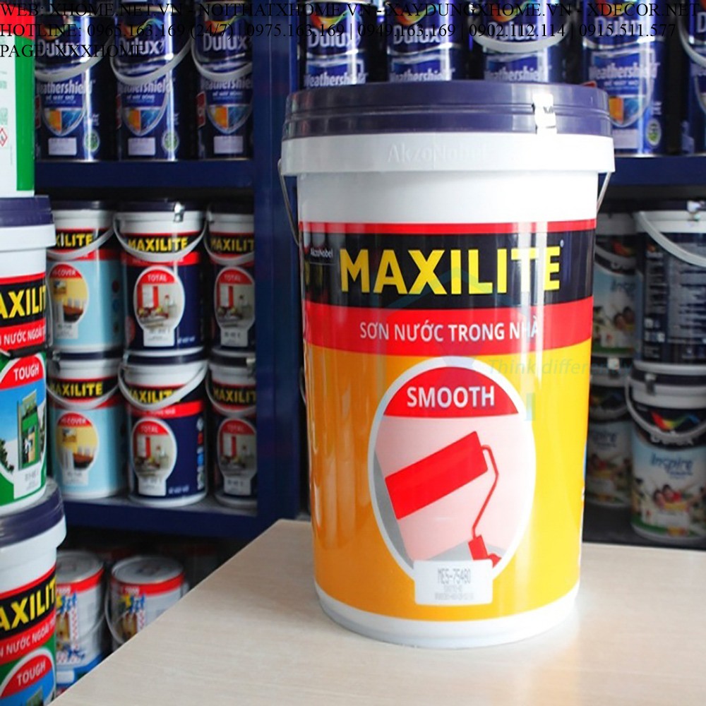 X HOME - Sơn DULUX - MAXILITE Sơn Nước Trong Nhà Maxilite Smooth💥NHẬN HÀNG TẠI NHÀ MÁY💥Giao hàng Toàn quốc - Ckhấu cao