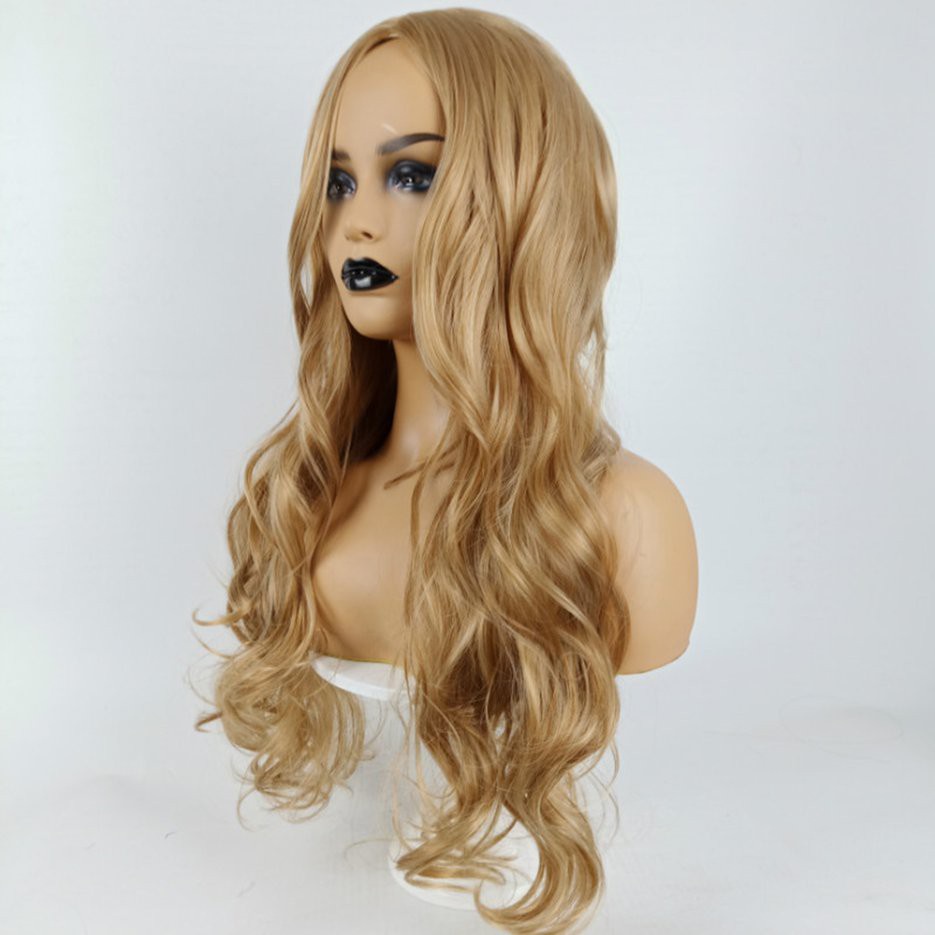 ✱BEST✱ Curly Human Hair Wig Women Gradient Wigs Long Curly Hair Wig Natural Hair Wig