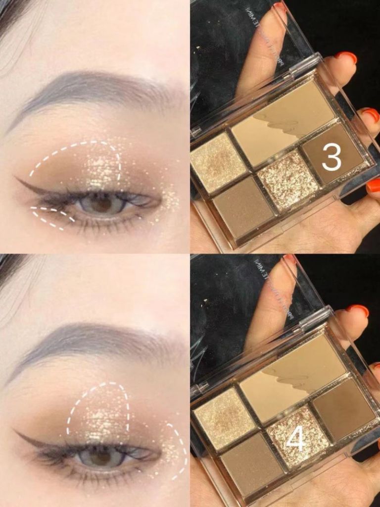 (Hàng Mới Về) Bảng Phấn Mắt Dikalu Mini Nhiều Màu Sắc Kết Hợp Thời Trang | BigBuy360 - bigbuy360.vn