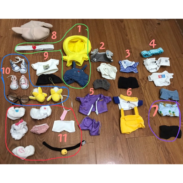 Outfit for doll bộ số 6