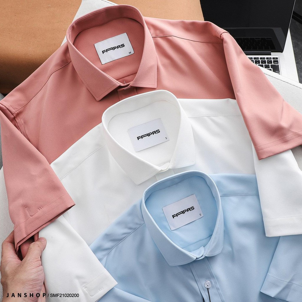 SƠ MI FAPAS REGULAR TRƠN TAY NGẮN | BigBuy360 - bigbuy360.vn