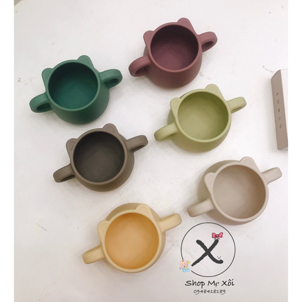 Made in Korea : Bát - Cốc - Thìa ăn dặm Blumama Modui Hàn Quốc.