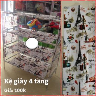 Kệ giày 4 tầng