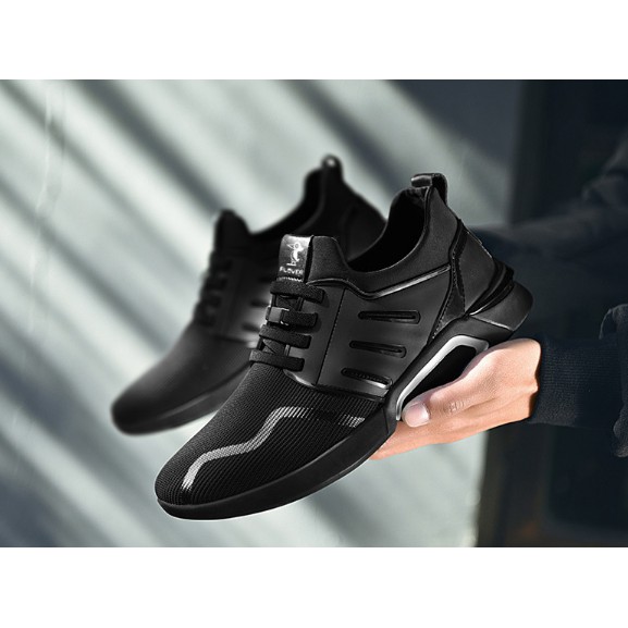 [ FULL BOX ] Giày Nam Thể Thao Full Đen Siêu Hot 2019, Giày Nam Sneaker Thể Thao KTVN 018 (hình thật +video +sẵn) | BigBuy360 - bigbuy360.vn