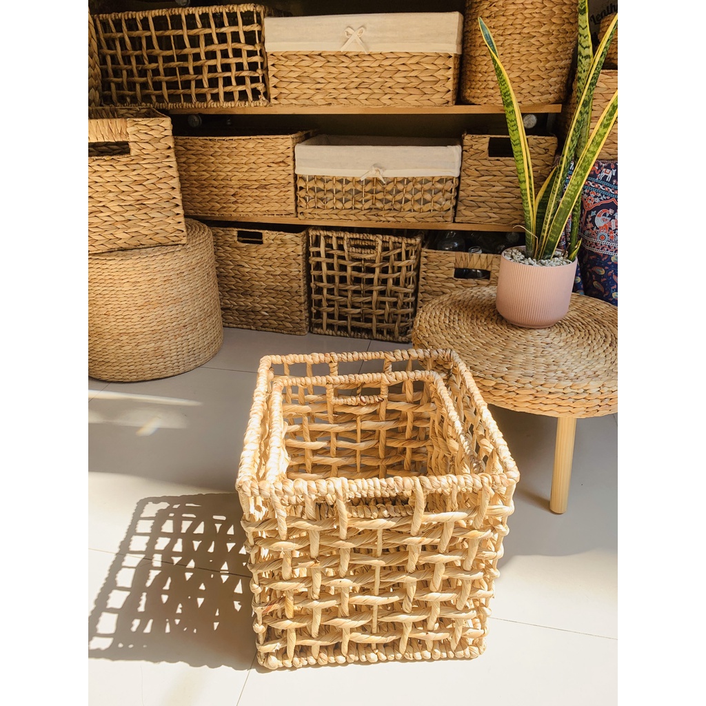 Giỏ Lục Bình Đựng Đồ Đa Năng - Decor Mọi Không Gian