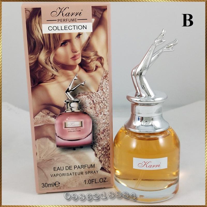 Nước hoa Nữ KARRI Perfume Collection nước hoa chân dài cô gái lưu hương lâu K2667