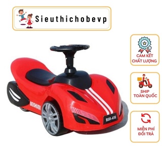 Xe lắc, xe chòi chân hình ô tô cho bé có nhạc và đèn