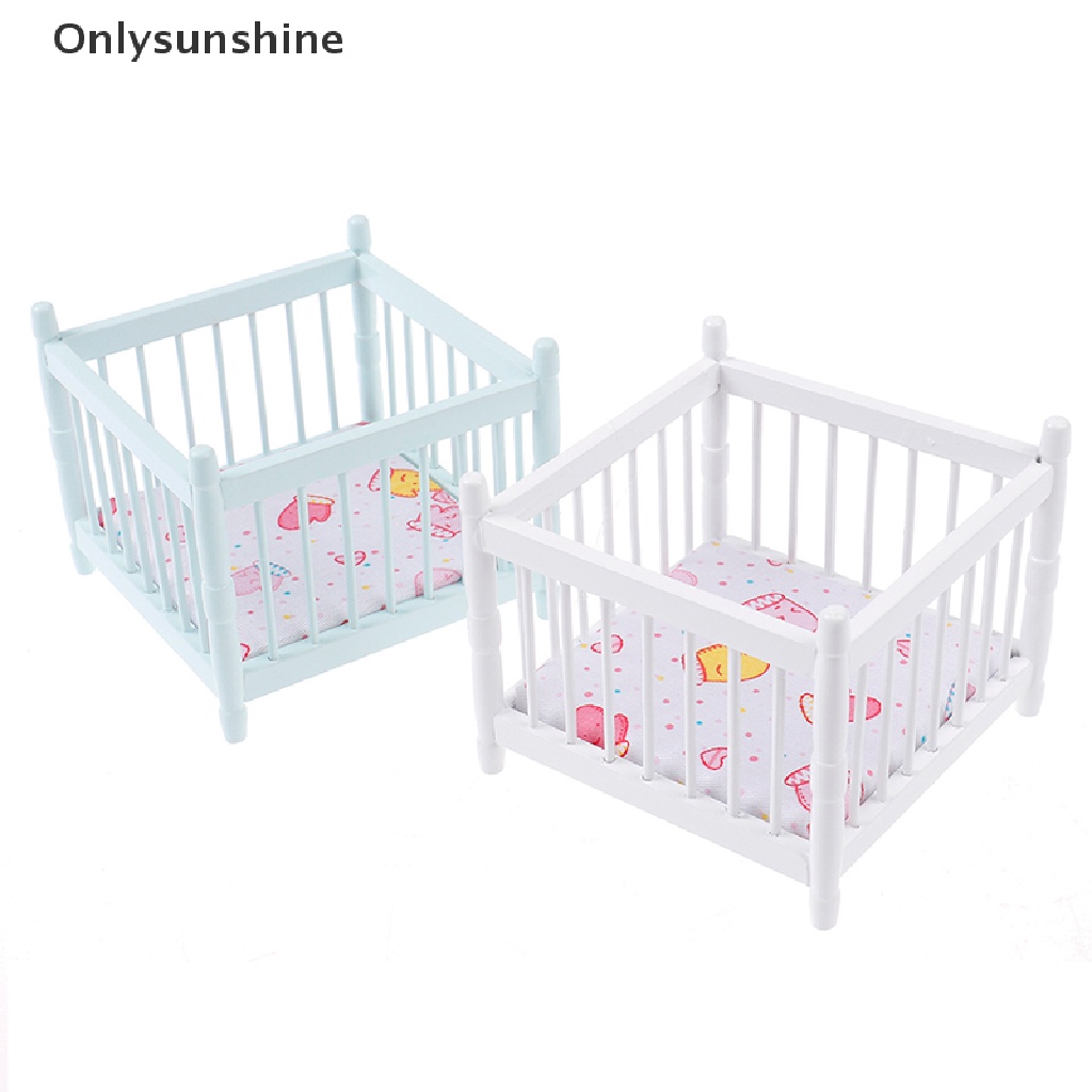 Nôi Ngủ Em Bé Bằng Gỗ Tỉ Lệ 1: 12 Trang Trí Nhà Búp Bê