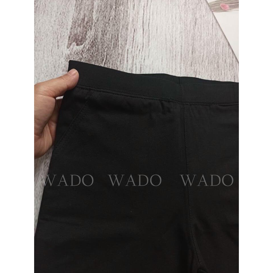 Quần Legging rainbow dài, short màu đen Wado chất thun ôm bó sát co giãn tốt | BigBuy360 - bigbuy360.vn