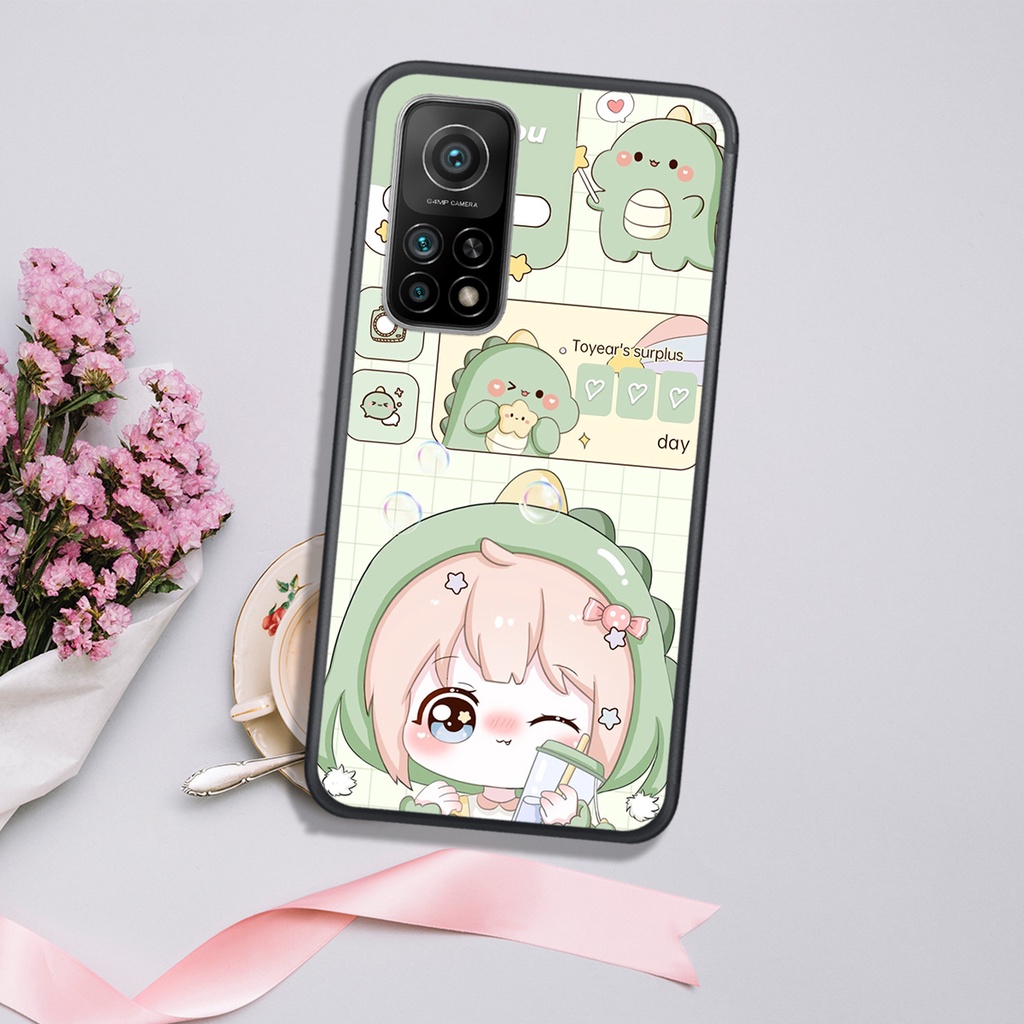 [HOT]ỐP XIAOMI REDMI 10 - REDMI NOTE 10 4G - REDMI NOTE 10 5G  , IN HÌNH KHỦNG LONG CHIBI SIÊU DỄ THƯƠNG.