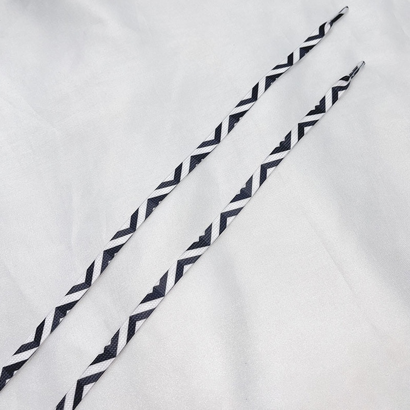 Dây Giày Thể Thao Không Cần Buộc Co Giãn Họa Tiết Hình Học