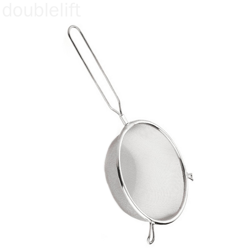 Rây Lọc Trà Bằng Thép Không Gỉ Có Tay Cầm Dài Và Móc Treo Tiện Dụng