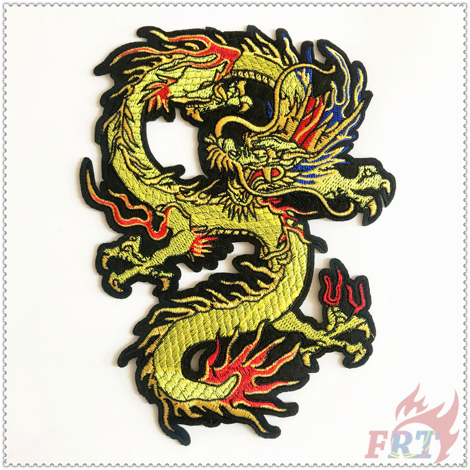 1 Miếng vá quần áo hình rồng phong cách Trung Hoa