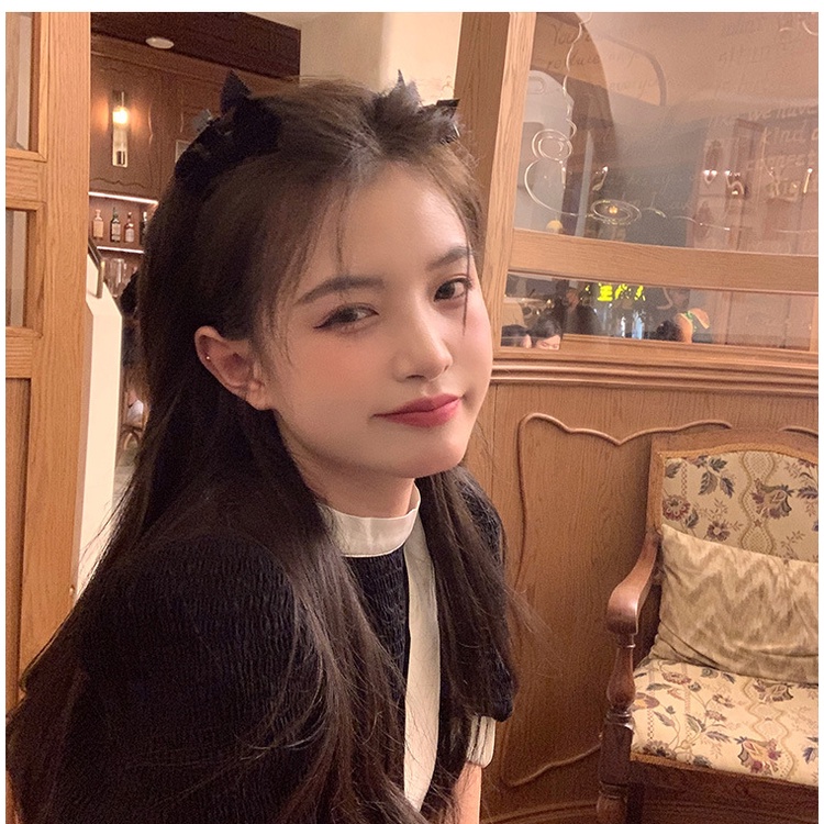 Kẹp Tóc Nơ Nhung Thời Trang Thu Đông 2022