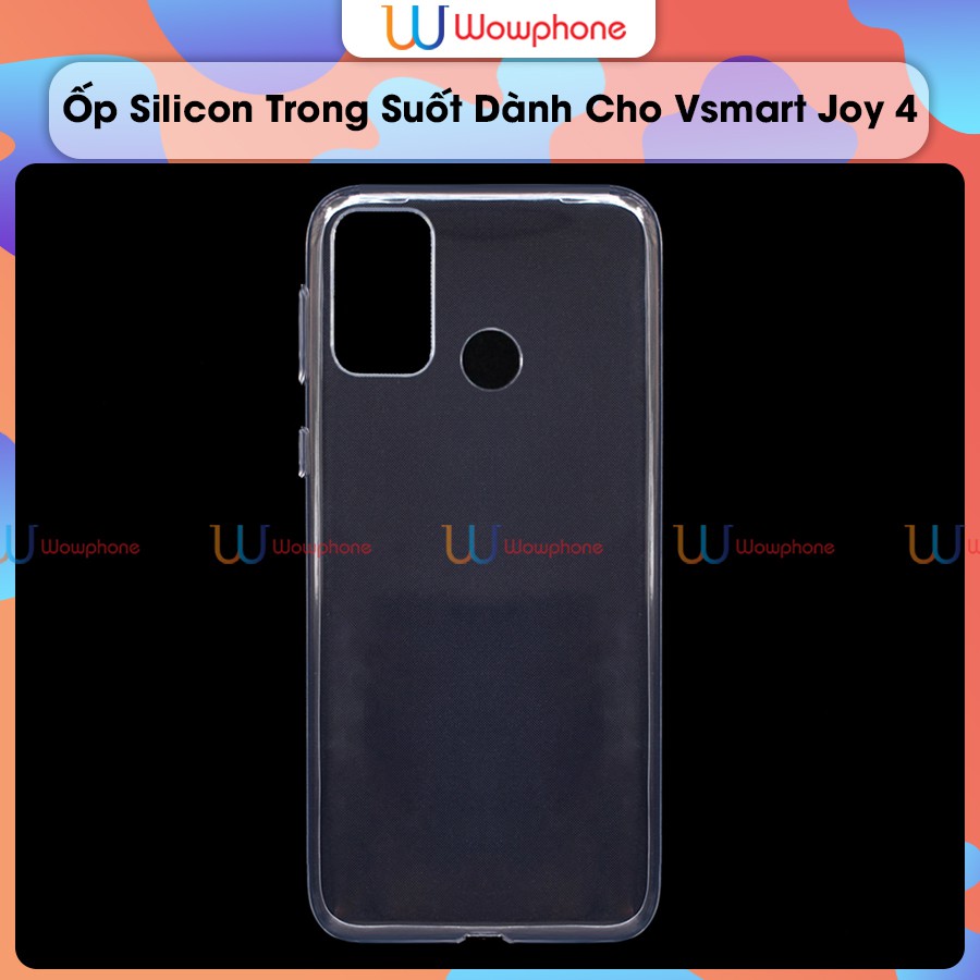 [ỐP Joy 4] Ốp Lưng TPU Silicon Vsmart Joy 4 Joy4 Dẻo Đen Và Dẻo Trong Không Ố Vàng công nghệ