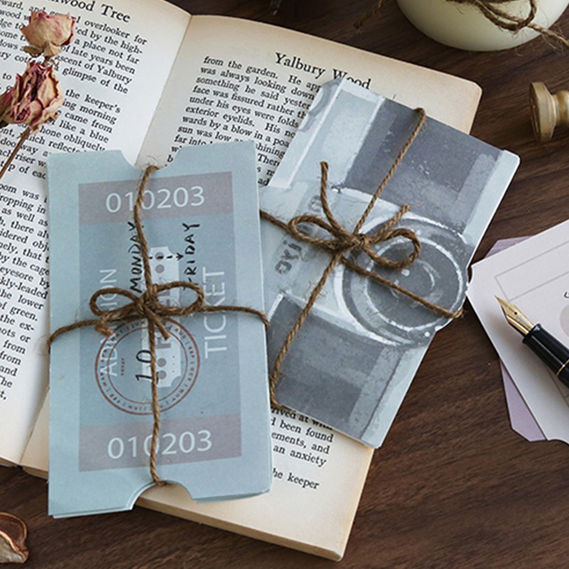 Giấy nhớ retro ticket